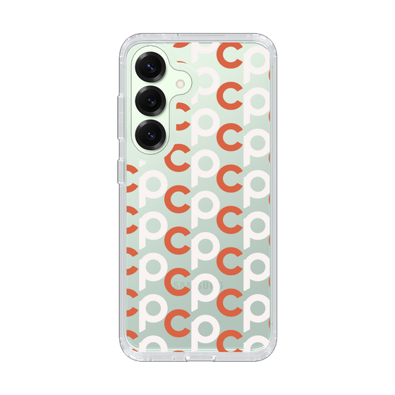 Slim Protection Case［ Original - CASEPLAY Initial All-over Pattern - Orange ］