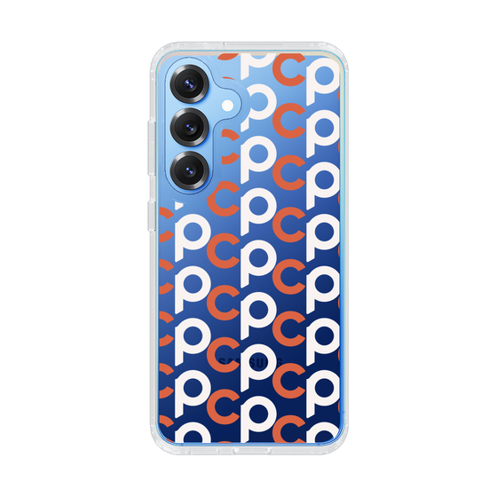 Slim Protection Case［ Original - CASEPLAY Initial All-over Pattern - Orange ］
