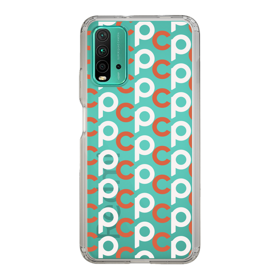 Slim Protection Case［ Original - CASEPLAY Initial All-over Pattern - Orange ］