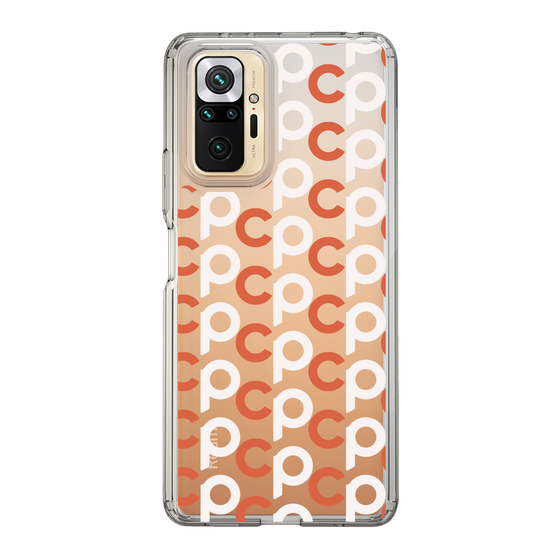 Slim Protection Case［ Original - CASEPLAY Initial All-over Pattern - Orange ］