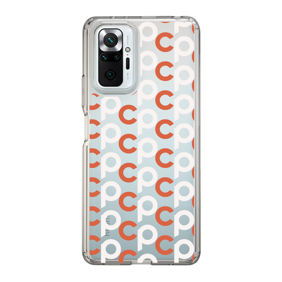 Slim Protection Case［ Original - CASEPLAY Initial All-over Pattern - Orange ］