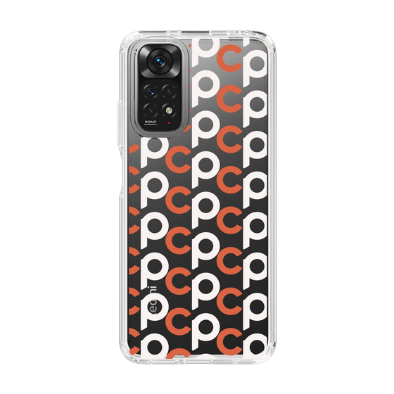 Slim Protection Case［ Original - CASEPLAY Initial All-over Pattern - Orange ］