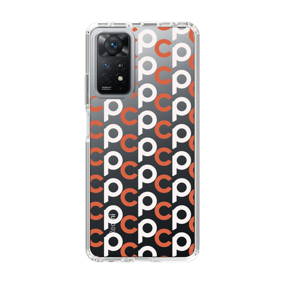 Slim Protection Case［ Original - CASEPLAY Initial All-over Pattern - Orange ］