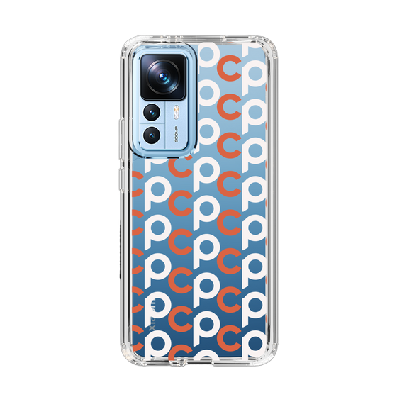 Slim Protection Case［ Original - CASEPLAY Initial All-over Pattern - Orange ］