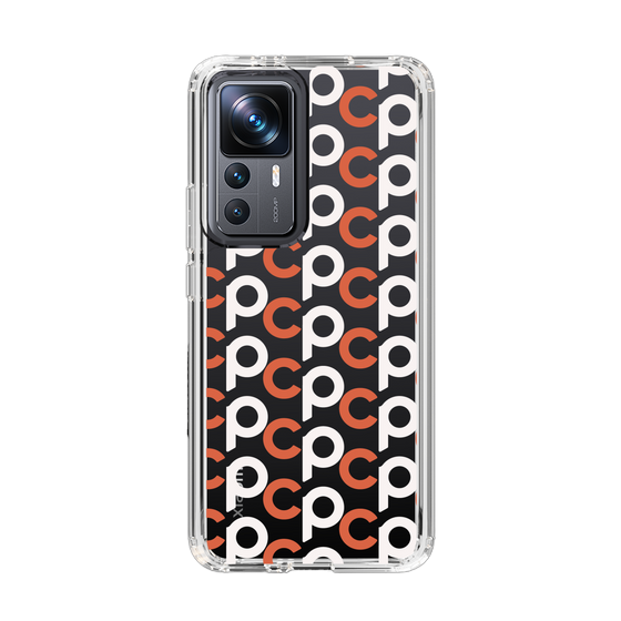 Slim Protection Case［ Original - CASEPLAY Initial All-over Pattern - Orange ］