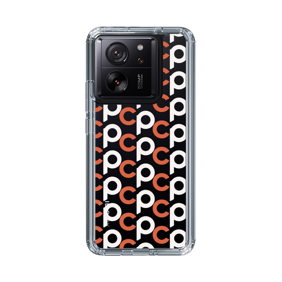 Slim Protection Case［ Original - CASEPLAY Initial All-over Pattern - Orange ］