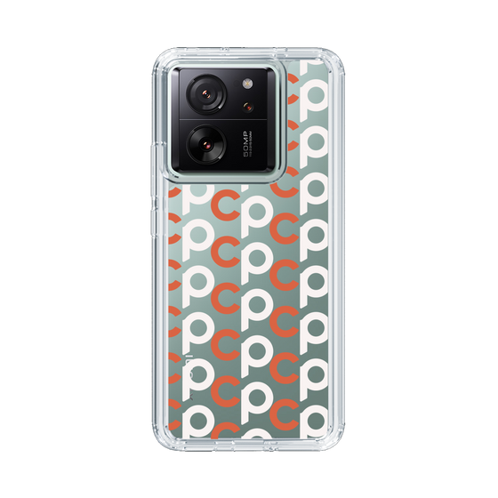 Slim Protection Case［ Original - CASEPLAY Initial All-over Pattern - Orange ］