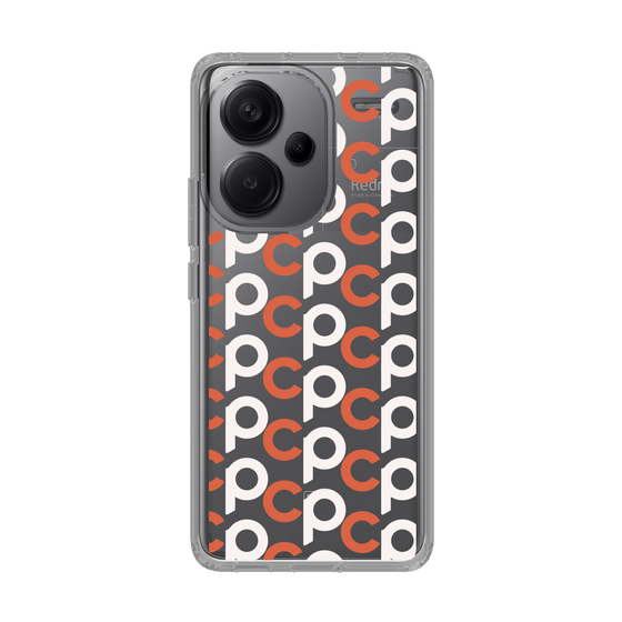 Slim Protection Case［ Original - CASEPLAY Initial All-over Pattern - Orange ］