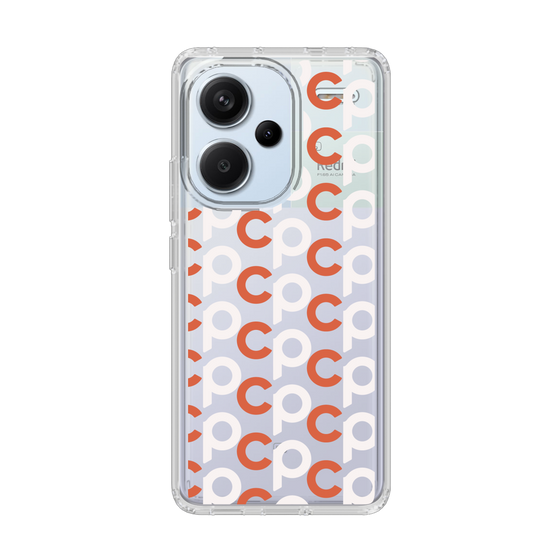 Slim Protection Case［ Original - CASEPLAY Initial All-over Pattern - Orange ］