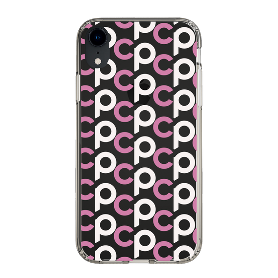 Slim Protection Case［ Original - CASEPLAY Initial All-over Pattern - Pink ］