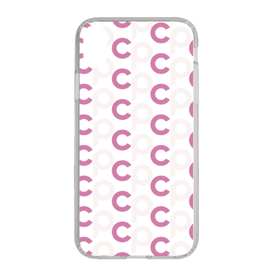Slim Protection Case［ Original - CASEPLAY Initial All-over Pattern - Pink ］