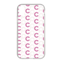 Slim Protection Case［ Original - CASEPLAY Initial All-over Pattern - Pink ］