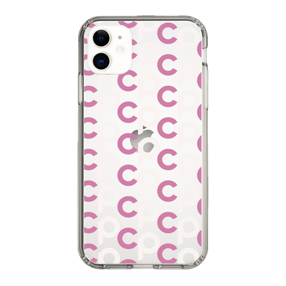 Slim Protection Case［ Original - CASEPLAY Initial All-over Pattern - Pink ］