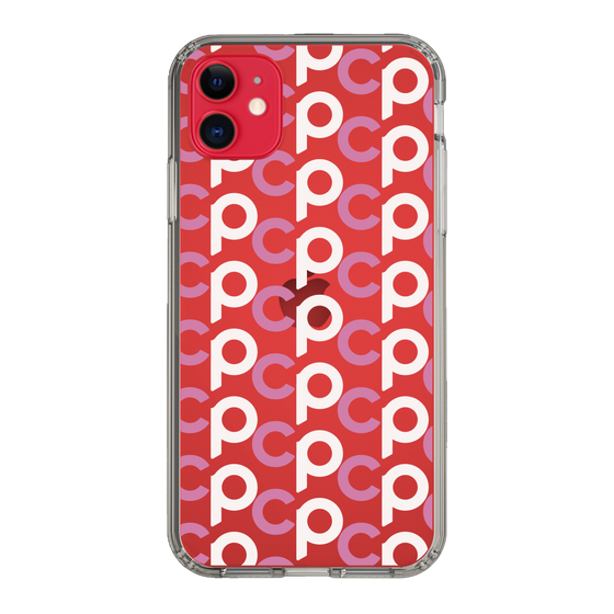 Slim Protection Case［ Original - CASEPLAY Initial All-over Pattern - Pink ］