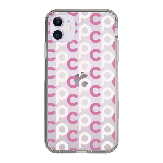 Slim Protection Case［ Original - CASEPLAY Initial All-over Pattern - Pink ］