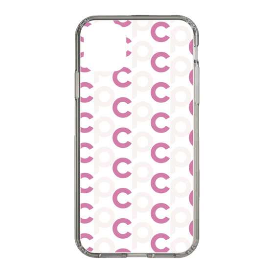 Slim Protection Case［ Original - CASEPLAY Initial All-over Pattern - Pink ］