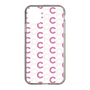Slim Protection Case［ Original - CASEPLAY Initial All-over Pattern - Pink ］