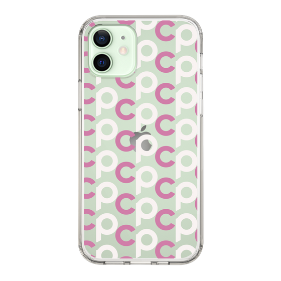 Slim Protection Case［ Original - CASEPLAY Initial All-over Pattern - Pink ］