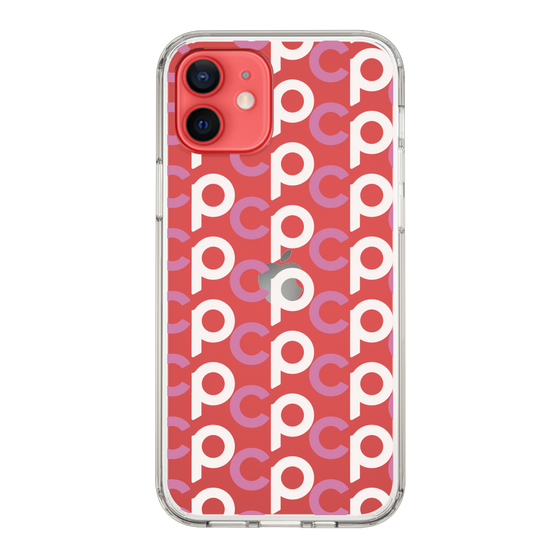 Slim Protection Case［ Original - CASEPLAY Initial All-over Pattern - Pink ］