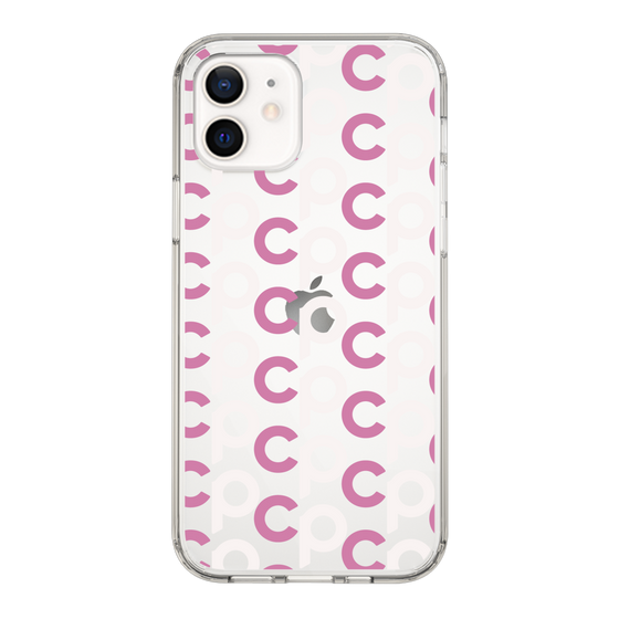 Slim Protection Case［ Original - CASEPLAY Initial All-over Pattern - Pink ］