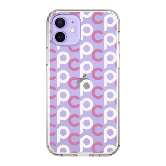 Slim Protection Case［ Original - CASEPLAY Initial All-over Pattern - Pink ］