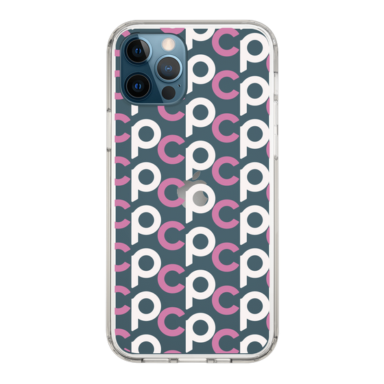 Slim Protection Case［ Original - CASEPLAY Initial All-over Pattern - Pink ］