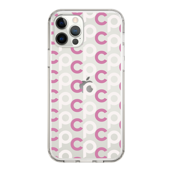 Slim Protection Case［ Original - CASEPLAY Initial All-over Pattern - Pink ］
