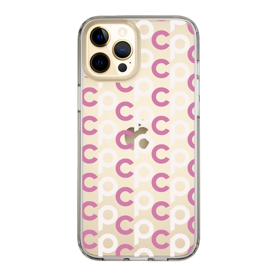 Slim Protection Case［ Original - CASEPLAY Initial All-over Pattern - Pink ］