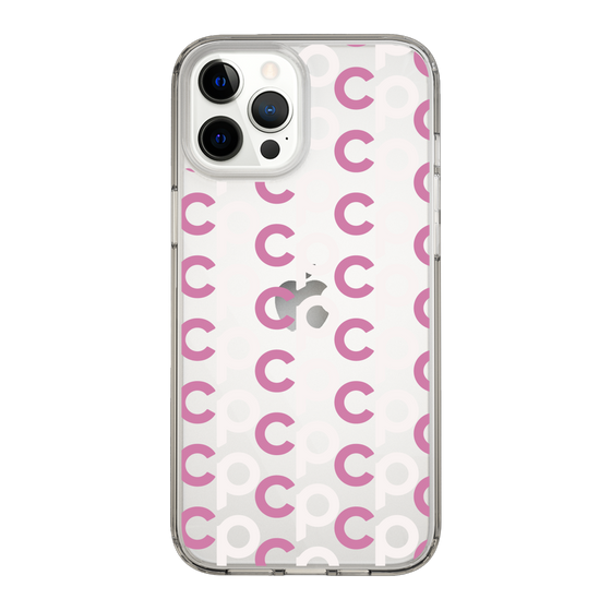 Slim Protection Case［ Original - CASEPLAY Initial All-over Pattern - Pink ］