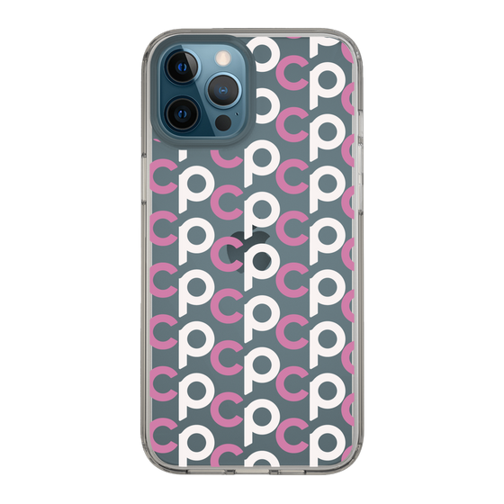 Slim Protection Case［ Original - CASEPLAY Initial All-over Pattern - Pink ］