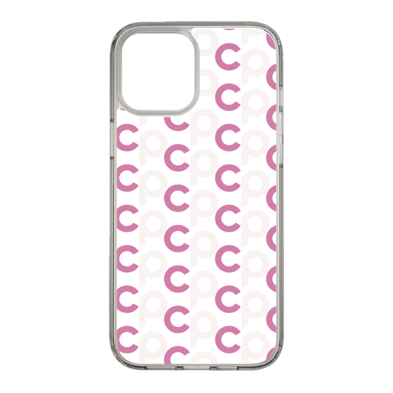Slim Protection Case［ Original - CASEPLAY Initial All-over Pattern - Pink ］