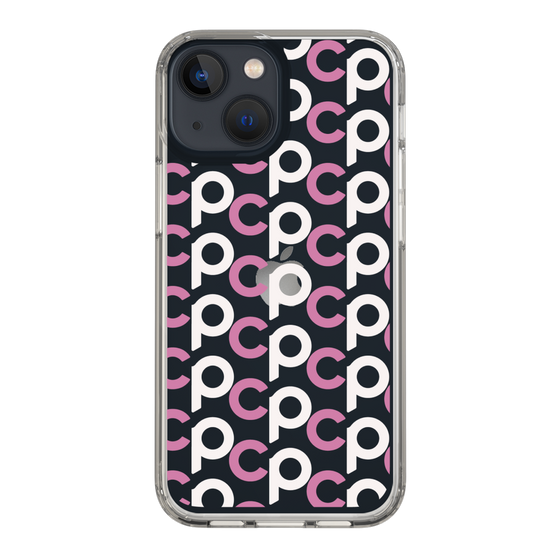 Slim Protection Case［ Original - CASEPLAY Initial All-over Pattern - Pink ］