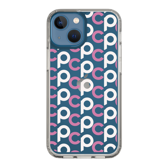 Slim Protection Case［ Original - CASEPLAY Initial All-over Pattern - Pink ］