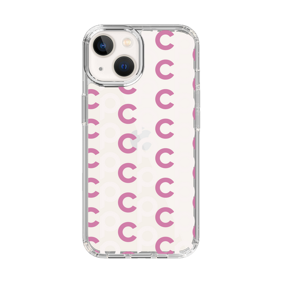 Slim Protection Case［ Original - CASEPLAY Initial All-over Pattern - Pink ］