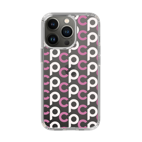 Slim Protection Case［ Original - CASEPLAY Initial All-over Pattern - Pink ］