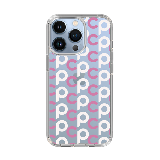 Slim Protection Case［ Original - CASEPLAY Initial All-over Pattern - Pink ］