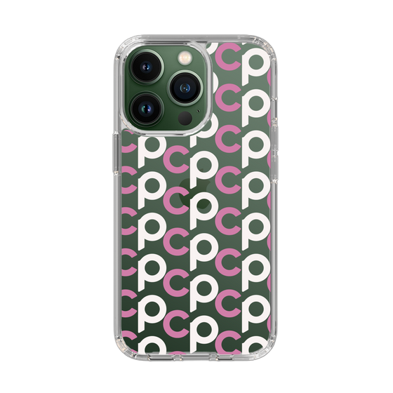 Slim Protection Case［ Original - CASEPLAY Initial All-over Pattern - Pink ］