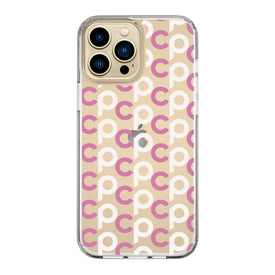 Slim Protection Case［ Original - CASEPLAY Initial All-over Pattern - Pink ］