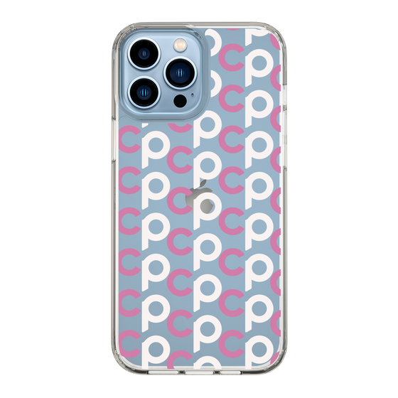 Slim Protection Case［ Original - CASEPLAY Initial All-over Pattern - Pink ］
