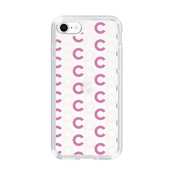 Slim Protection Case［ Original - CASEPLAY Initial All-over Pattern - Pink ］