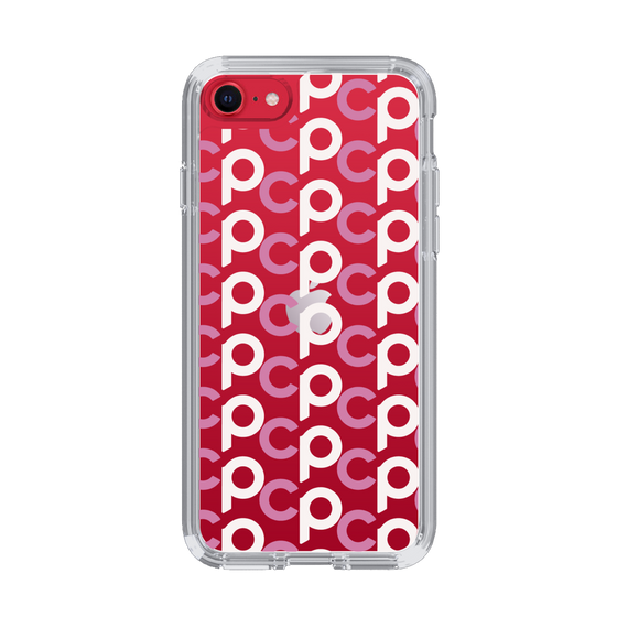 Slim Protection Case［ Original - CASEPLAY Initial All-over Pattern - Pink ］