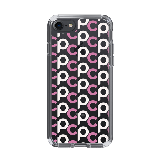 Slim Protection Case［ Original - CASEPLAY Initial All-over Pattern - Pink ］
