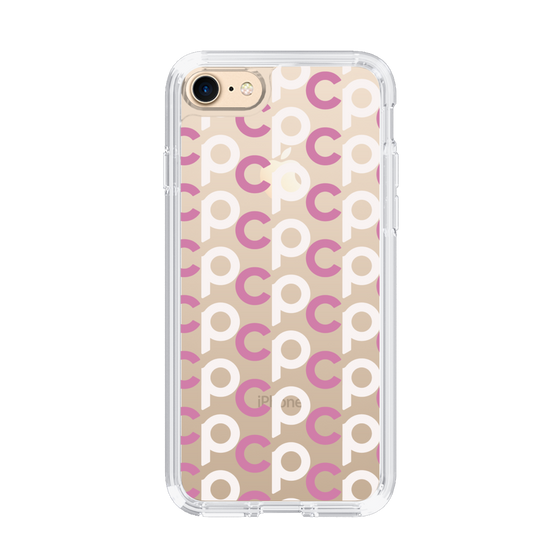 Slim Protection Case［ Original - CASEPLAY Initial All-over Pattern - Pink ］