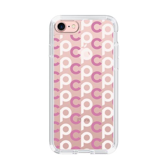 Slim Protection Case［ Original - CASEPLAY Initial All-over Pattern - Pink ］