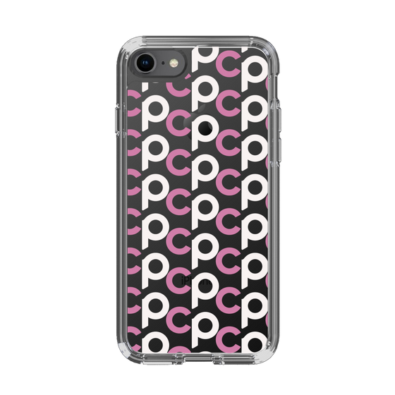 Slim Protection Case［ Original - CASEPLAY Initial All-over Pattern - Pink ］