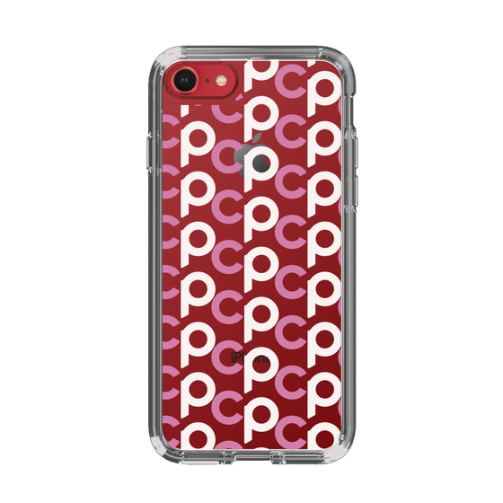 Slim Protection Case［ Original - CASEPLAY Initial All-over Pattern - Pink ］