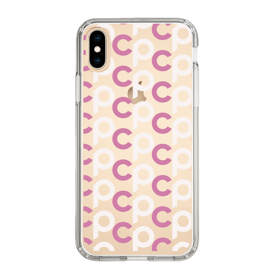 Slim Protection Case［ Original - CASEPLAY Initial All-over Pattern - Pink ］