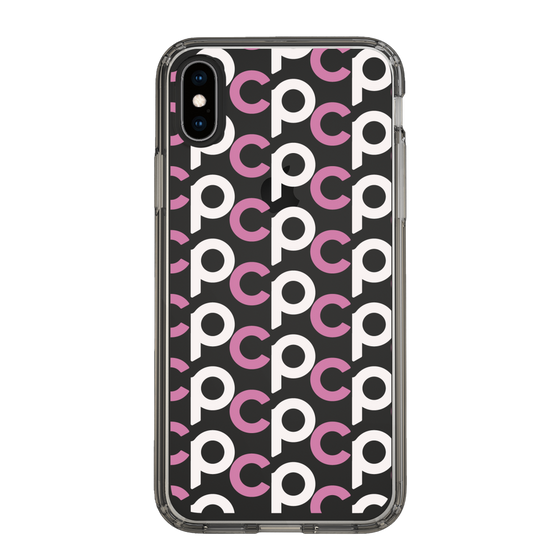Slim Protection Case［ Original - CASEPLAY Initial All-over Pattern - Pink ］