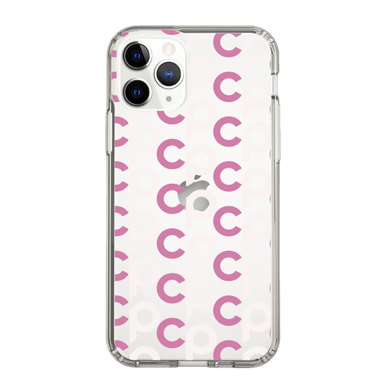 Slim Protection Case［ Original - CASEPLAY Initial All-over Pattern - Pink ］