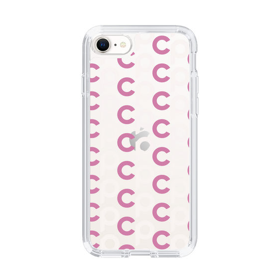 Slim Protection Case［ Original - CASEPLAY Initial All-over Pattern - Pink ］
